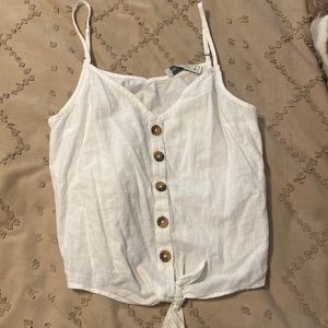 White tank top